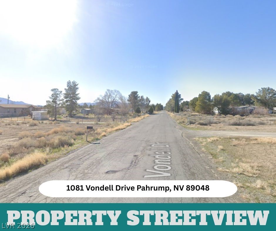 1081 Vondell Drive Pahrump NV 89048