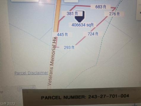 Us 95 (1 Of 2 Lots Near Cottonwood Cove Road) Searchlight NV 89046