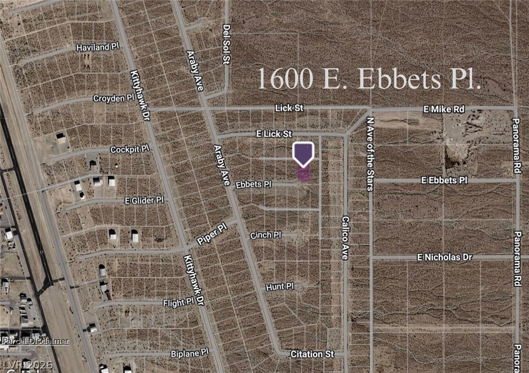 1600 East Ebbets Place Pahrump NV 89060