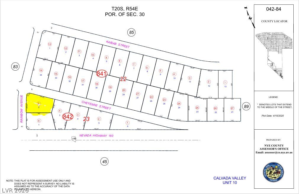 2501 South Rainbow Avenue Pahrump NV 89048