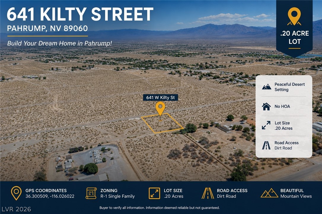 641 West Kilty Street Pahrump NV 89060