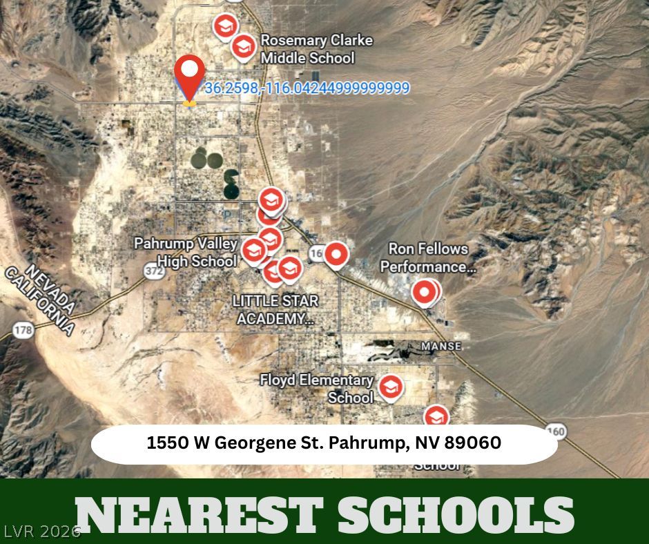 1550 Georgene Street Pahrump NV 89060