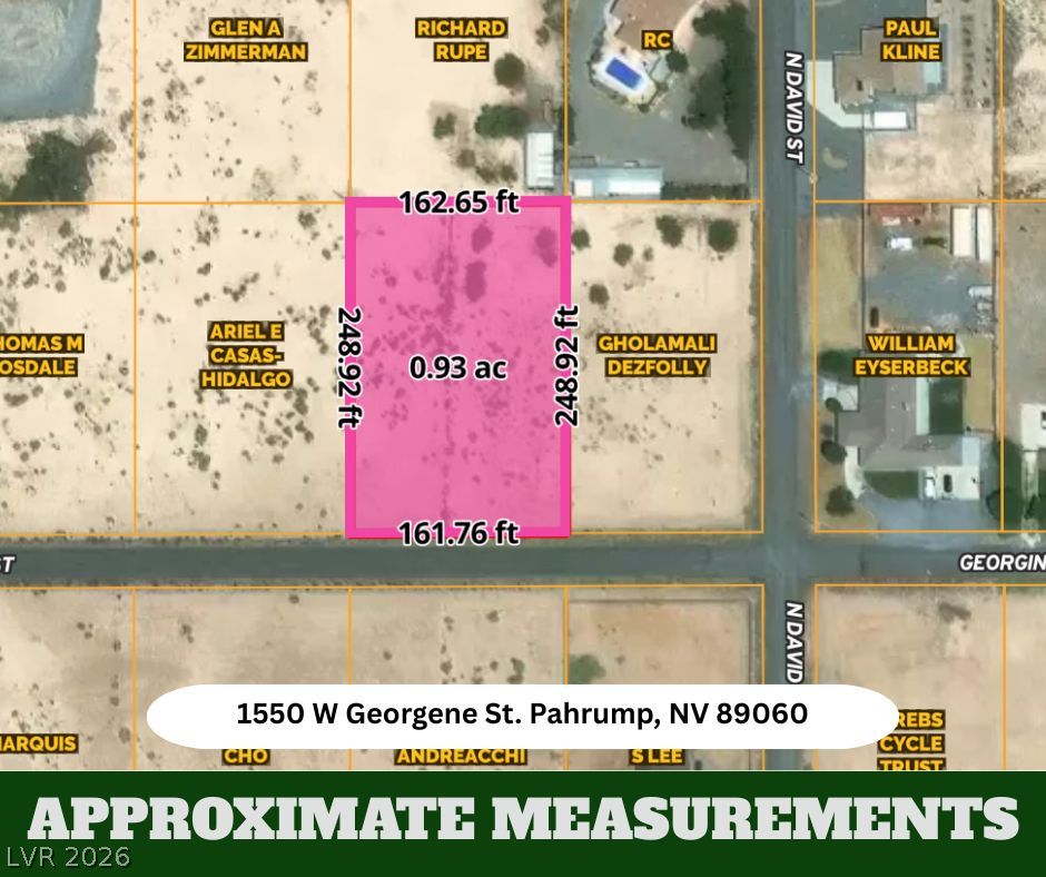1550 Georgene Street Pahrump NV 89060