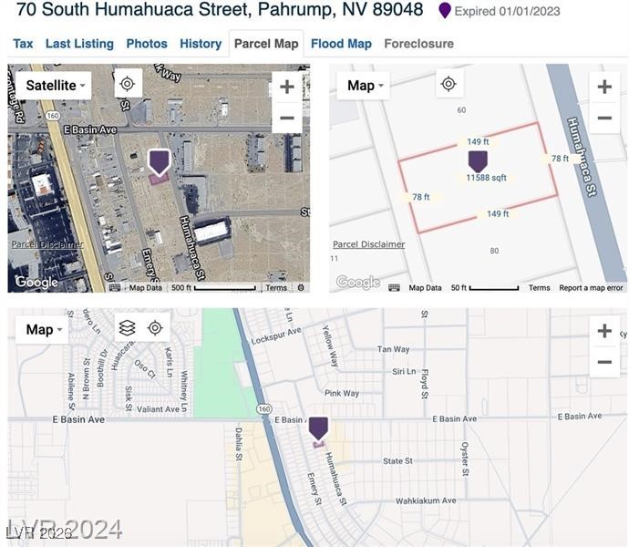 60 South Humahuaca Street Pahrump NV 89048