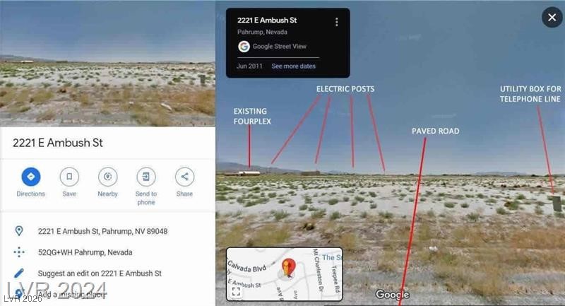 2221 East Ambush Street Pahrump NV 89048