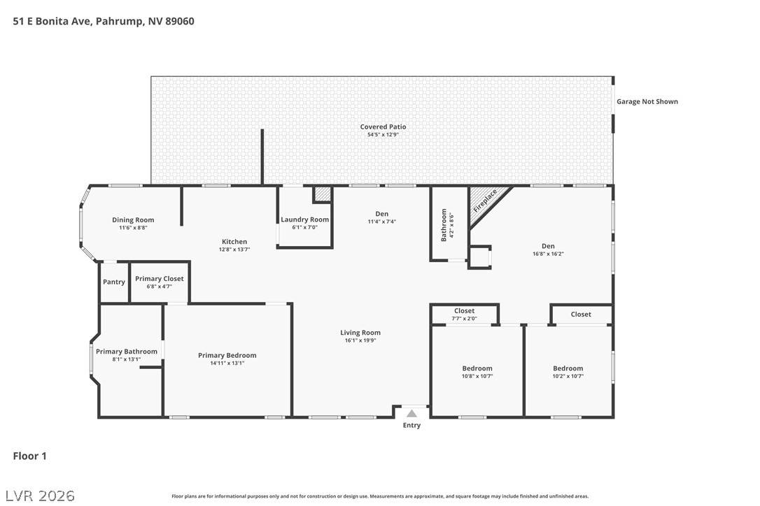 51 East Bonita Avenue Pahrump NV 89060