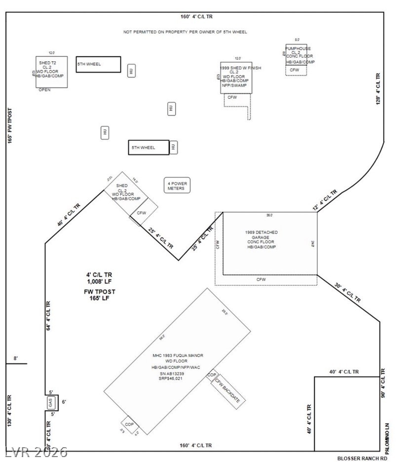 1611 West Blosser Ranch Road Pahrump NV 89060