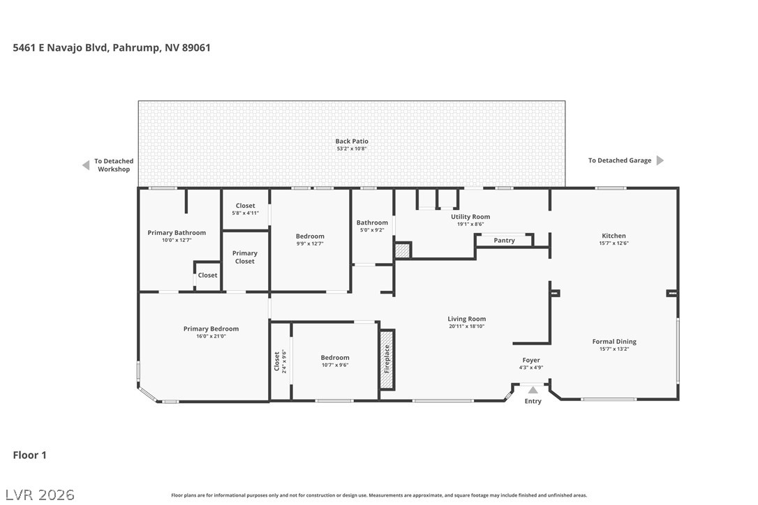 5461 Navajo Boulevard Pahrump NV 89061