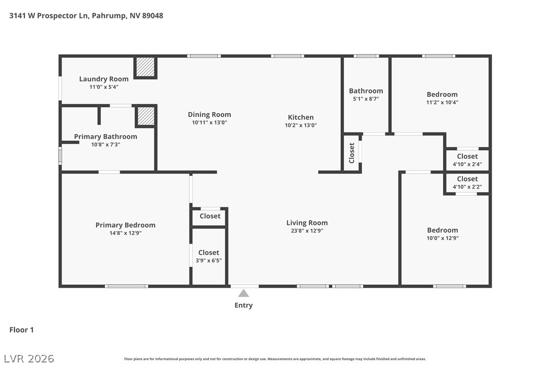 3141 West Prospector Lane Pahrump NV 89048