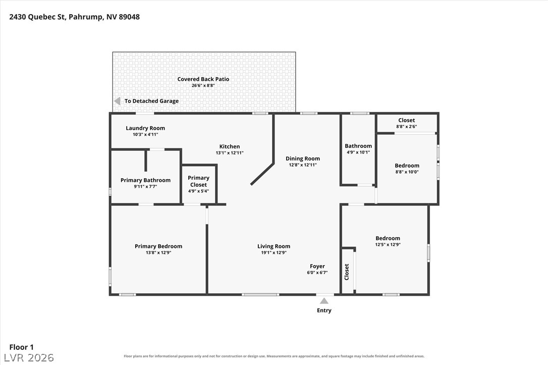2430 Quebec Street Pahrump NV 89048