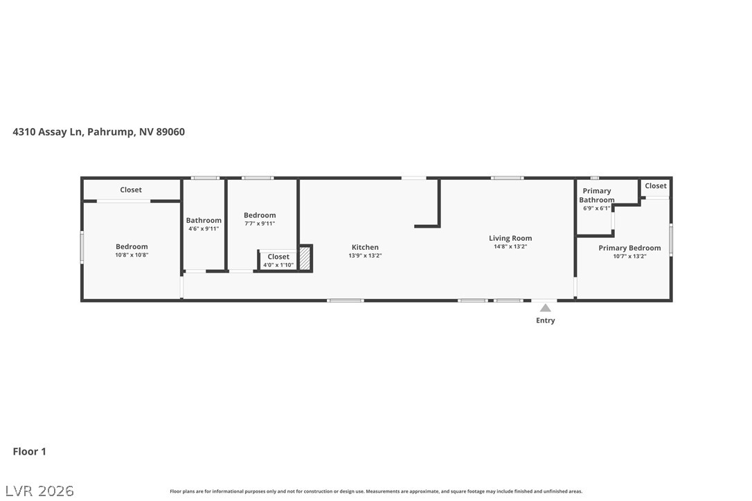 4310 Assay Lane Pahrump NV 89060