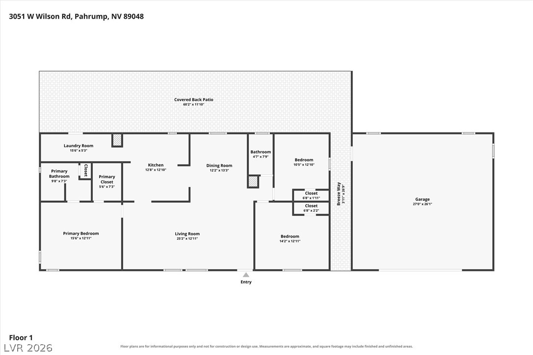 3051 West Wilson Road Pahrump NV 89048