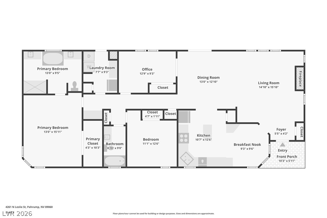 4261 North Leslie Street Pahrump NV 89060