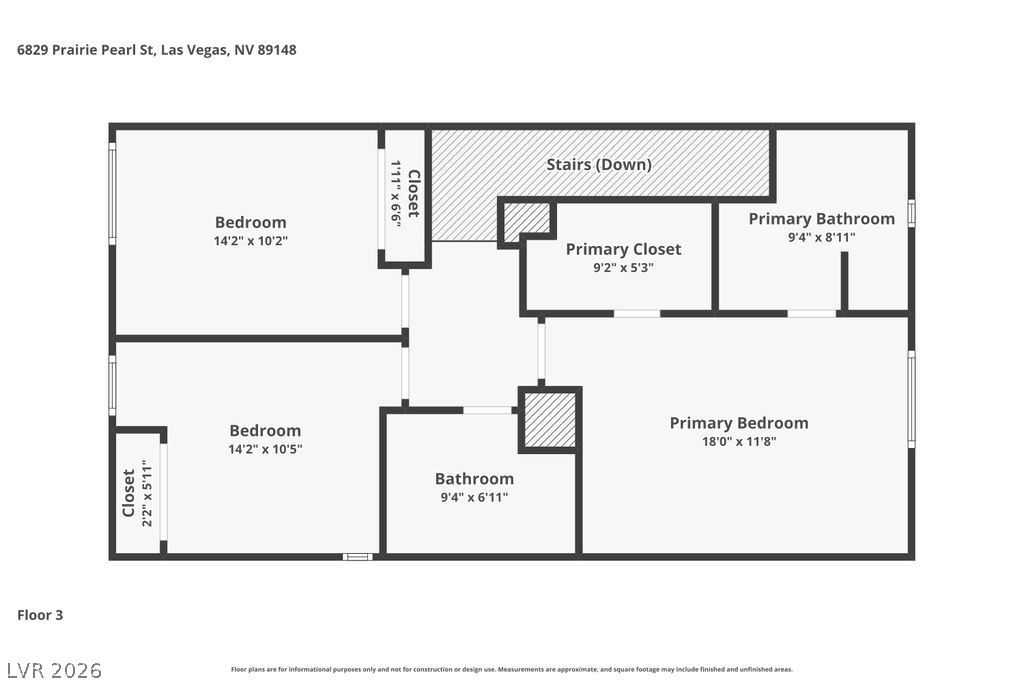 6829 Prairie Pearl Street Las Vegas NV 89148