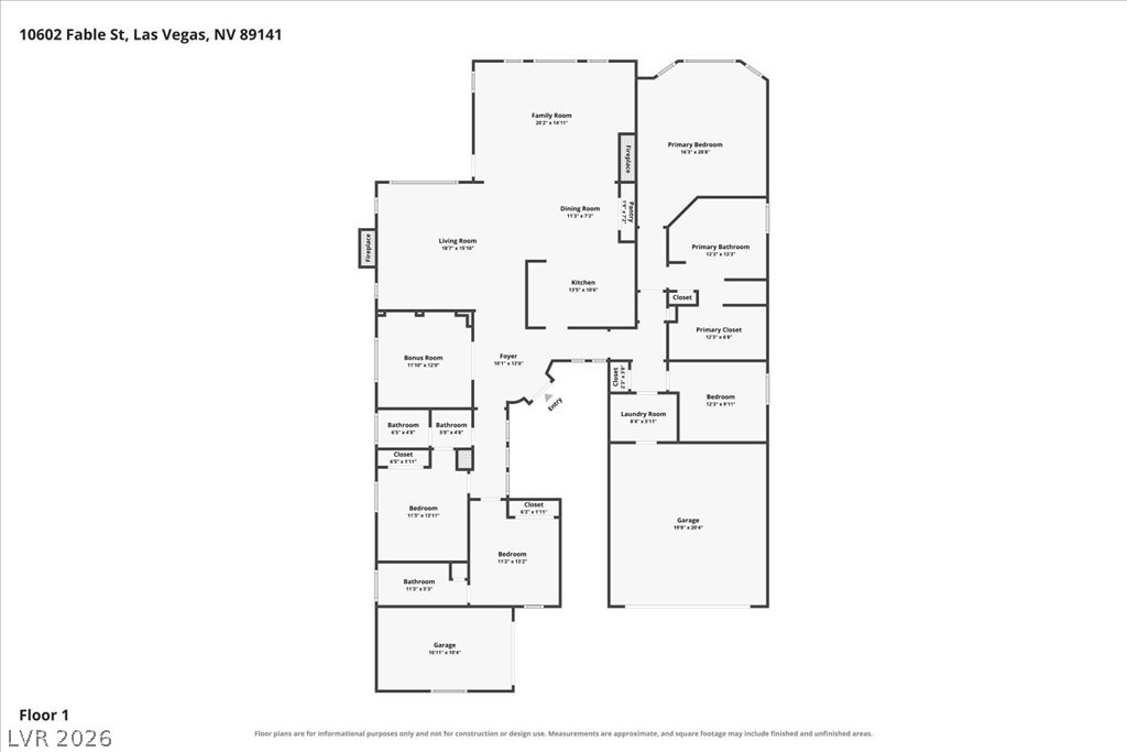 10602 Fable Street Las Vegas NV 89141