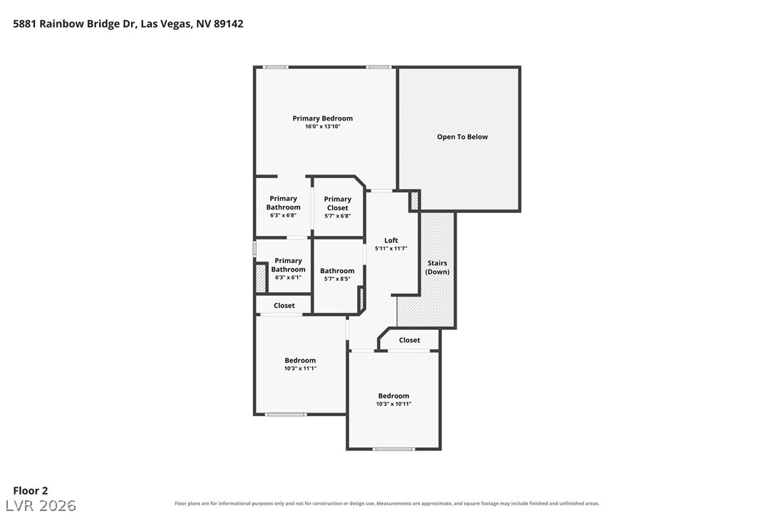 5881 Rainbow Bridge Drive Las Vegas NV 89142