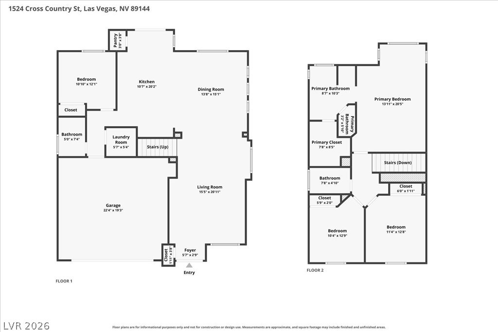 1524 Cross Country Street Las Vegas NV 89144