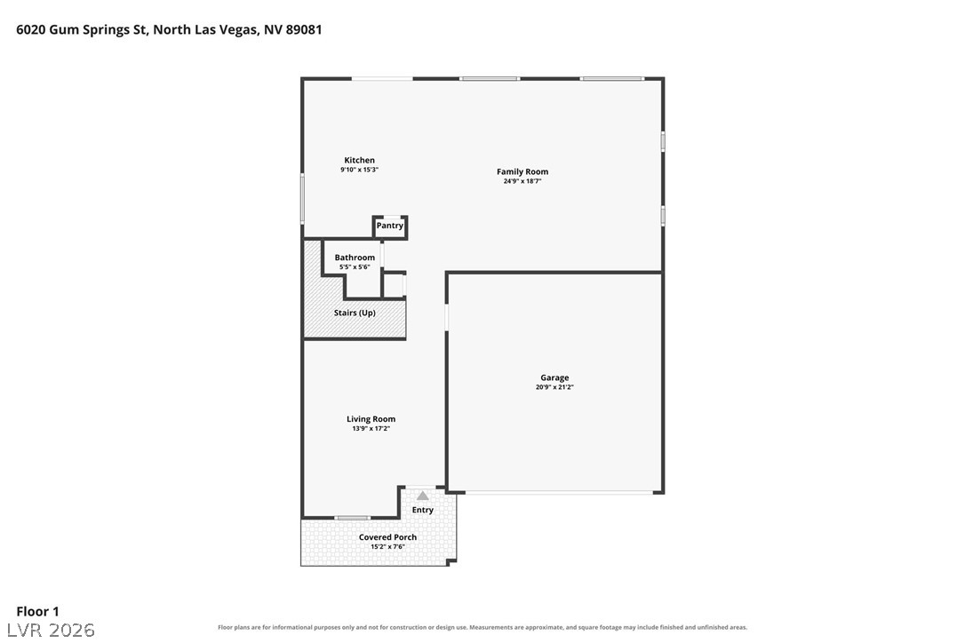 6020 Gum Springs Street North Las Vegas NV 89081
