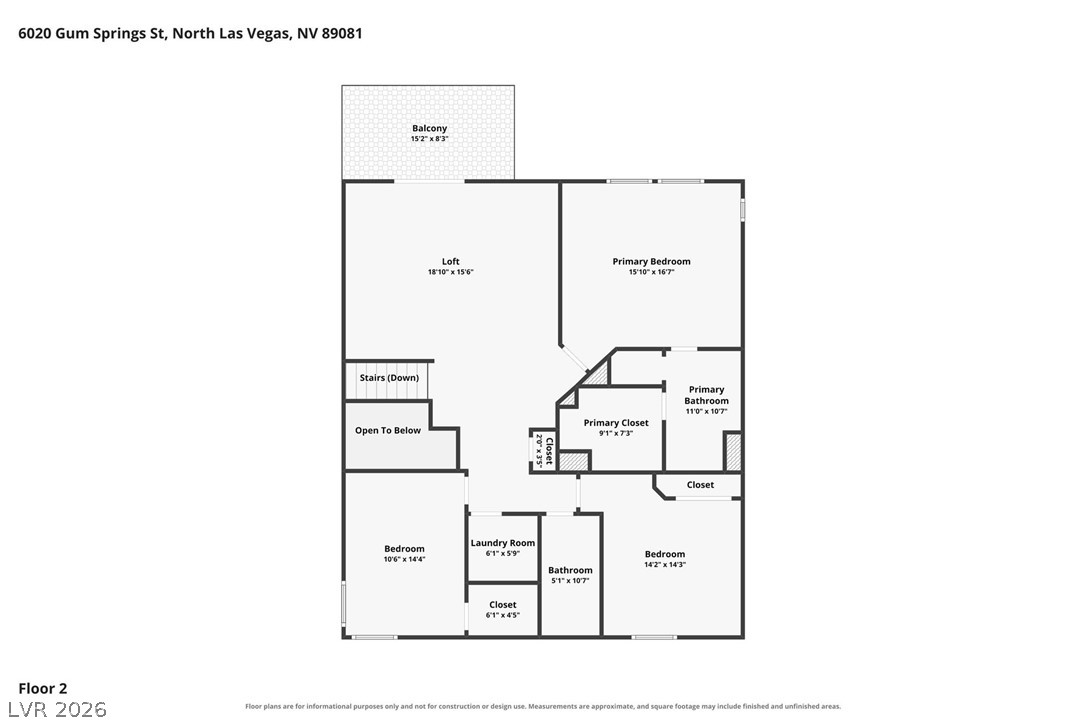6020 Gum Springs Street North Las Vegas NV 89081