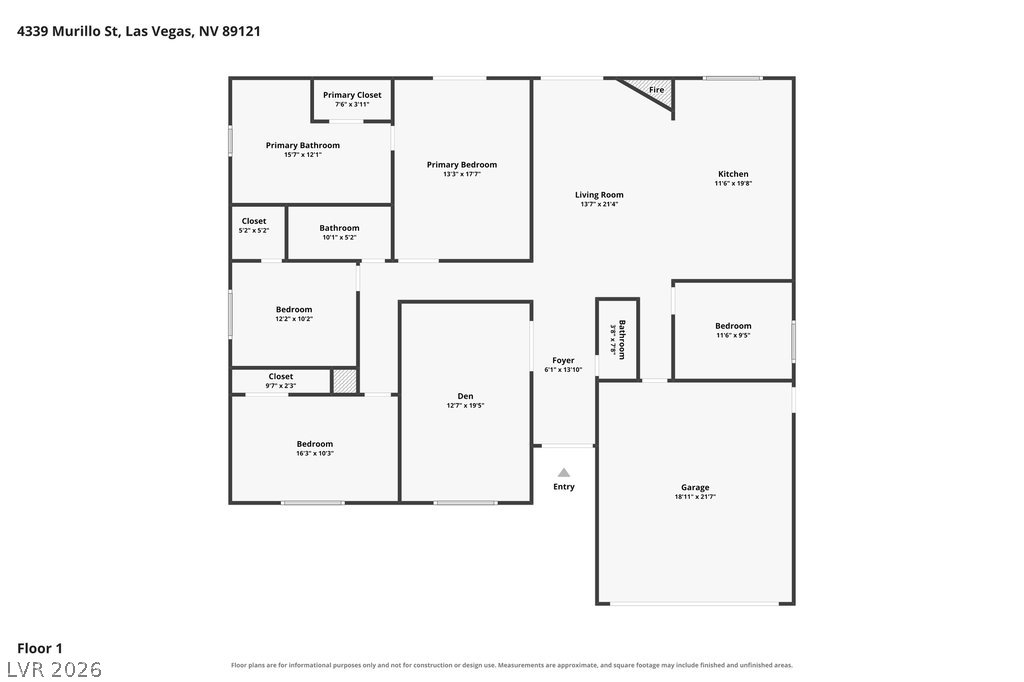 4339 Murillo Street Las Vegas NV 89121