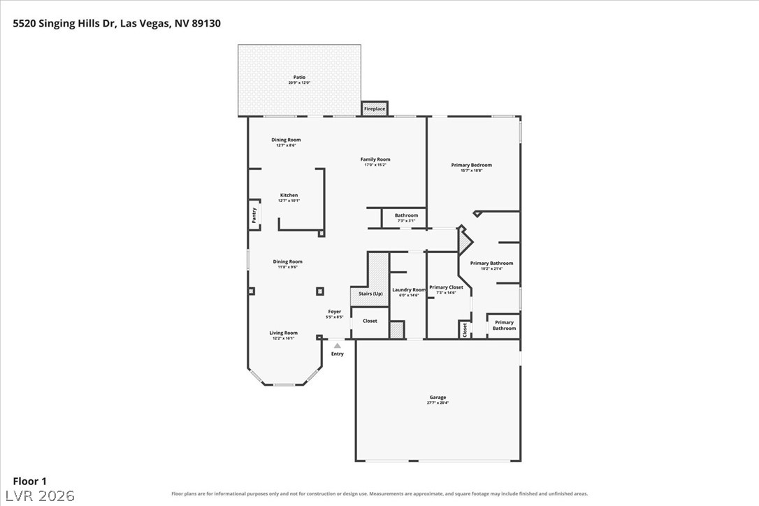 5520 Singing Hills Drive Las Vegas NV 89130