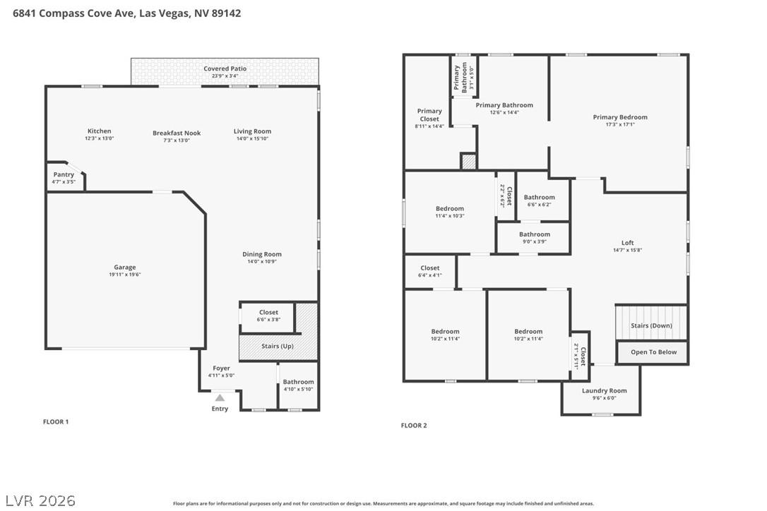 6841 Compass Cove Avenue Las Vegas NV 89142