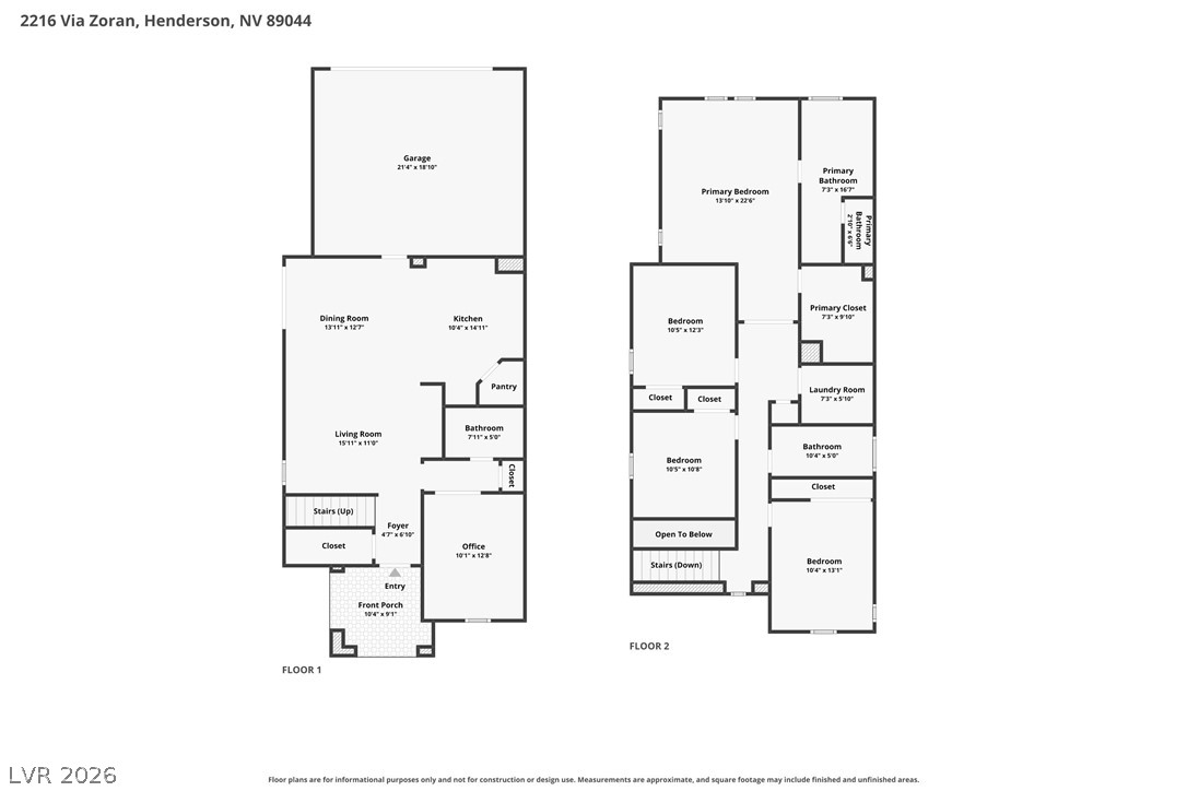 2216 Via Zoran Henderson NV 89044