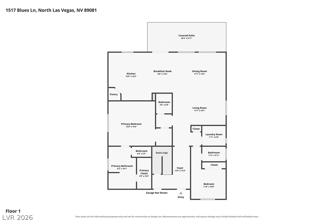 1517 Blues Lane North Las Vegas NV 89081