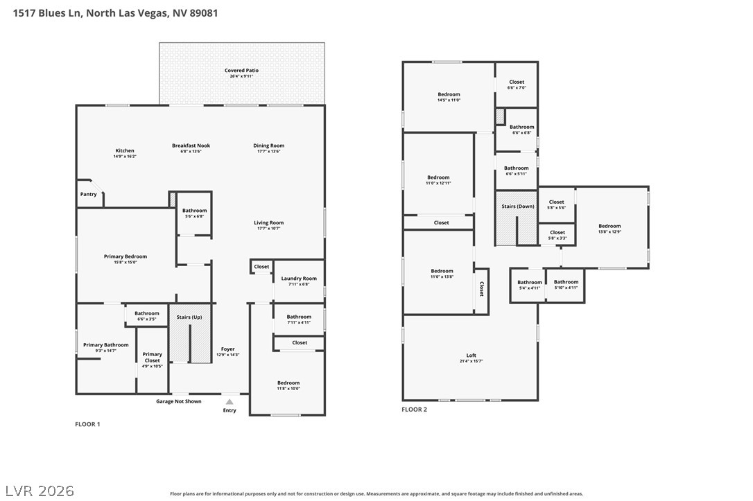 1517 Blues Lane North Las Vegas NV 89081