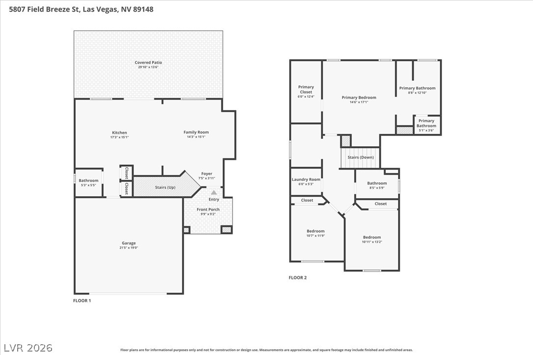 5807 Field Breeze Street Las Vegas NV 89148