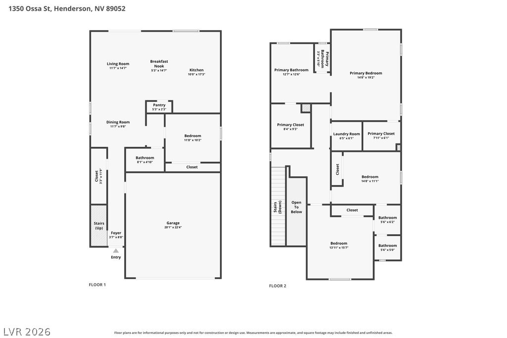 1350 Ossa Street Henderson NV 89052