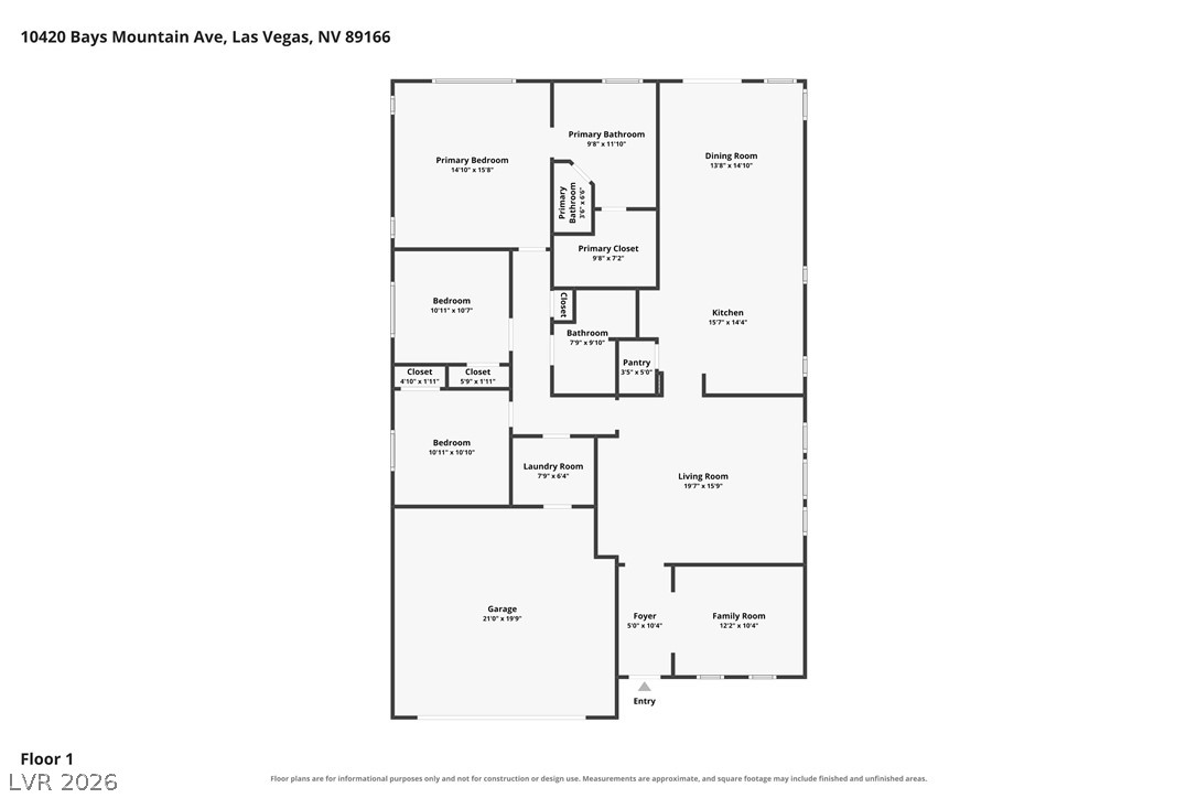 10420 Bays Mountain Avenue Las Vegas NV 89166