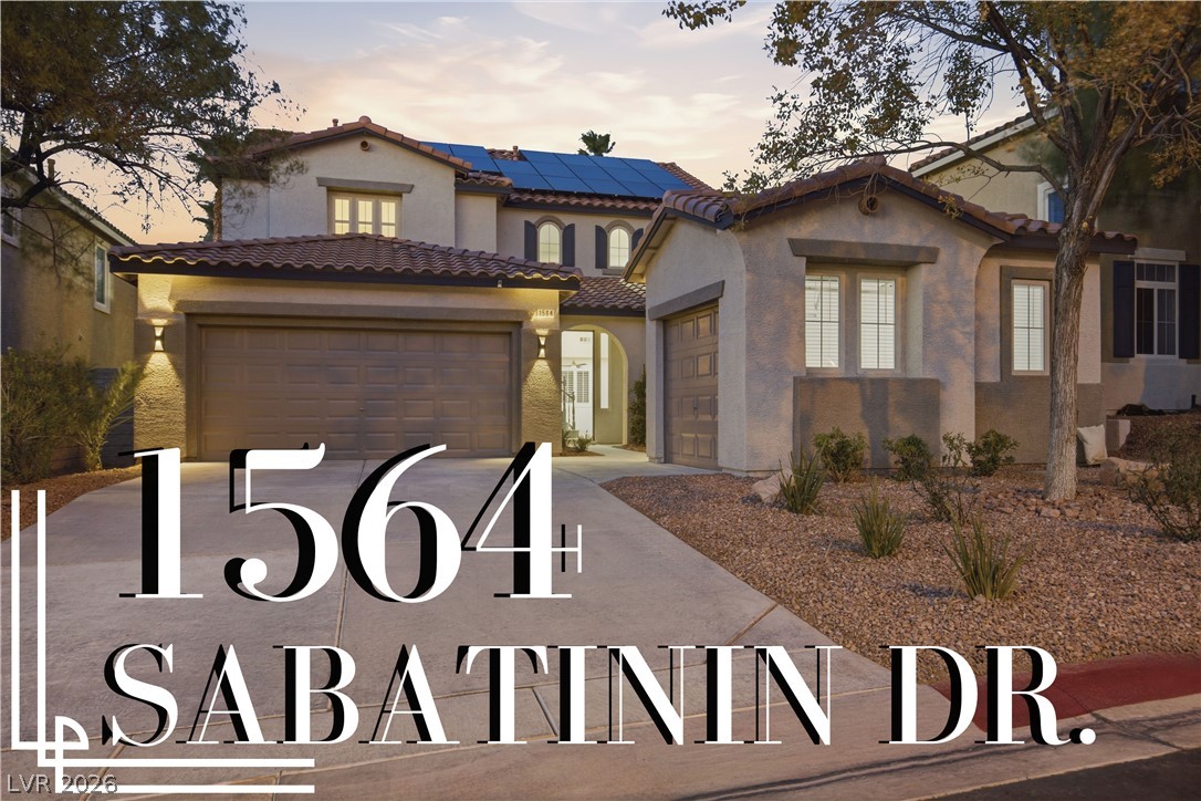 1564 Sabatini Drive Henderson NV 89052
