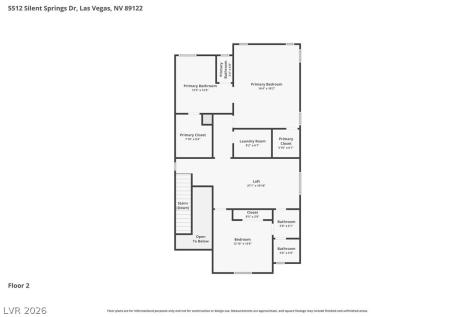 5512 Silent Springs Drive Las Vegas NV 89122