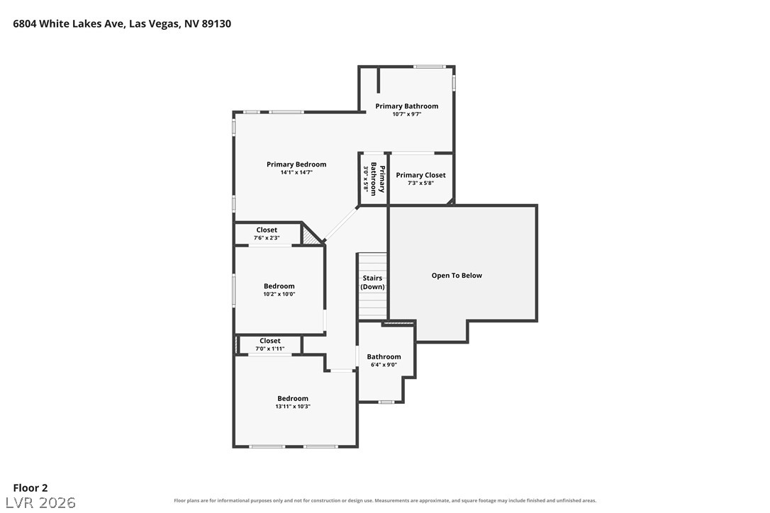 6804 White Lakes Avenue Las Vegas NV 89130