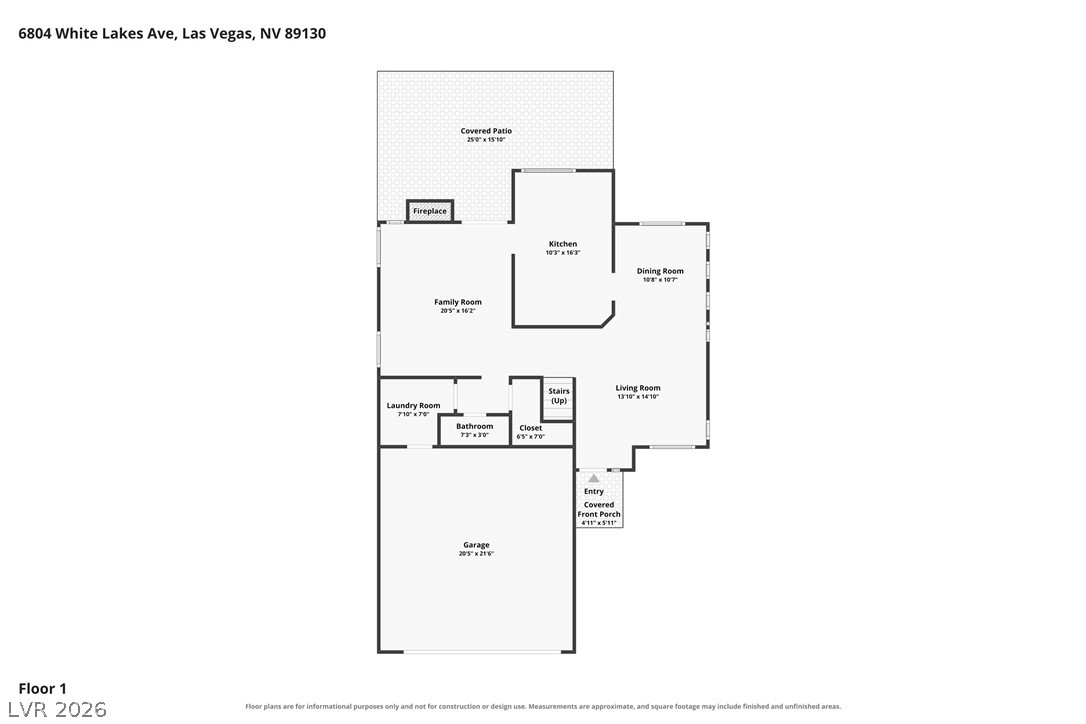 6804 White Lakes Avenue Las Vegas NV 89130