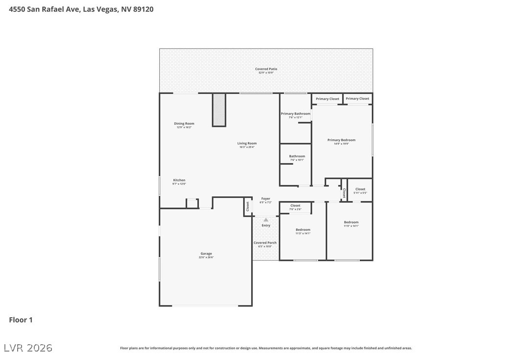 4550 San Rafael Avenue Las Vegas NV 89120