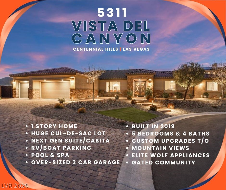 5311 Vista Del Canyon Circle Las Vegas NV 89149