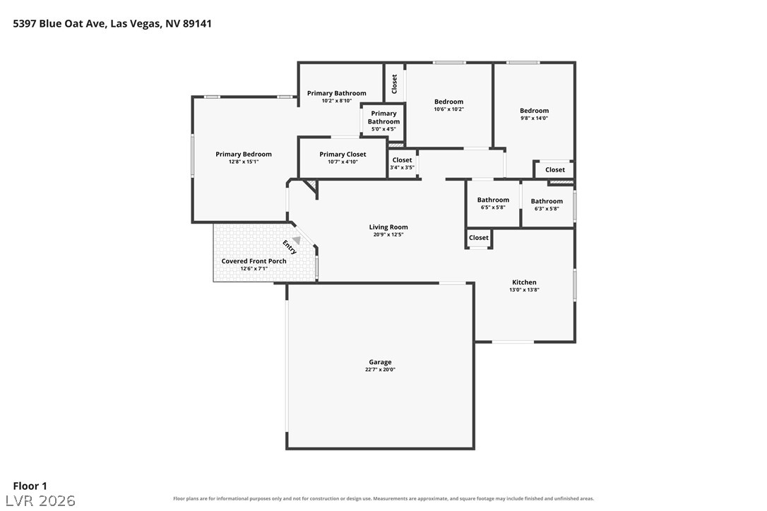 5397 Blue Oat Avenue Las Vegas NV 89141