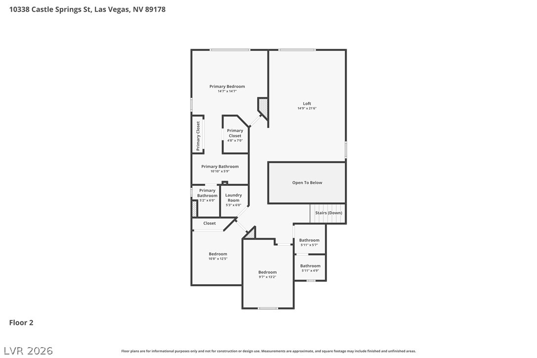 10338 Castle Springs Street Las Vegas NV 89178