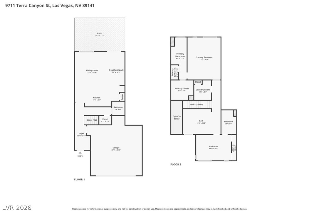 9711 Terra Canyon Street Las Vegas NV 89141