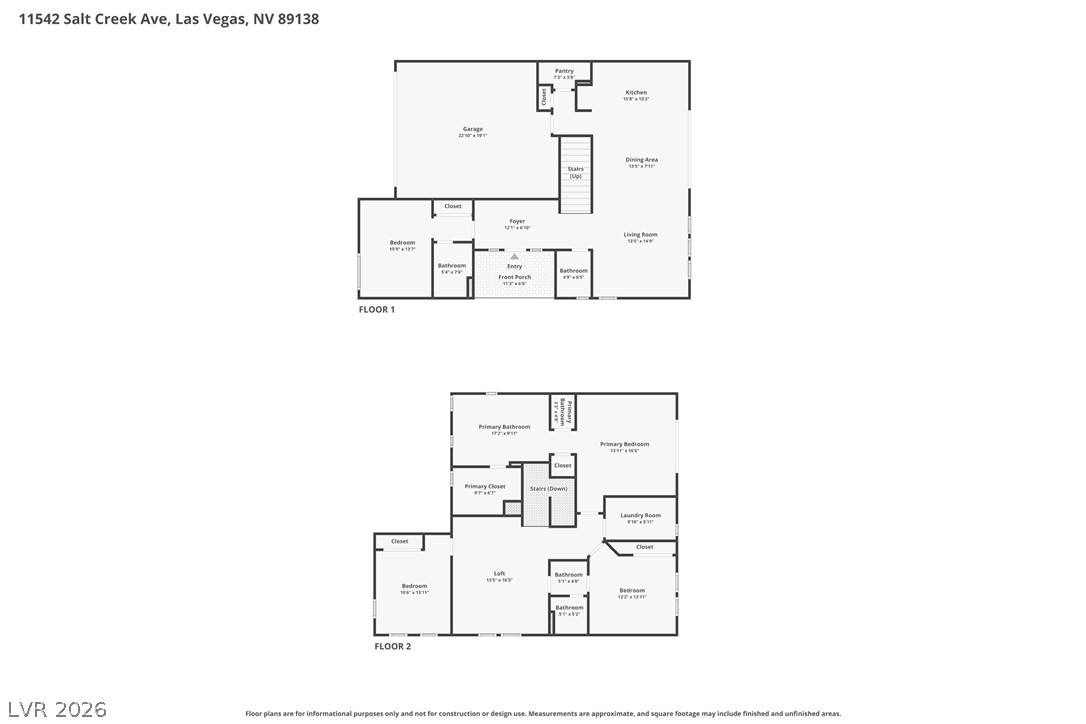 11542 Salt Creek Avenue Las Vegas NV 89138