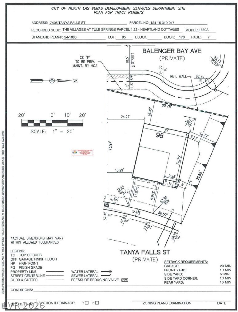 7405 Tanya Falls Street North Las Vegas NV 89084