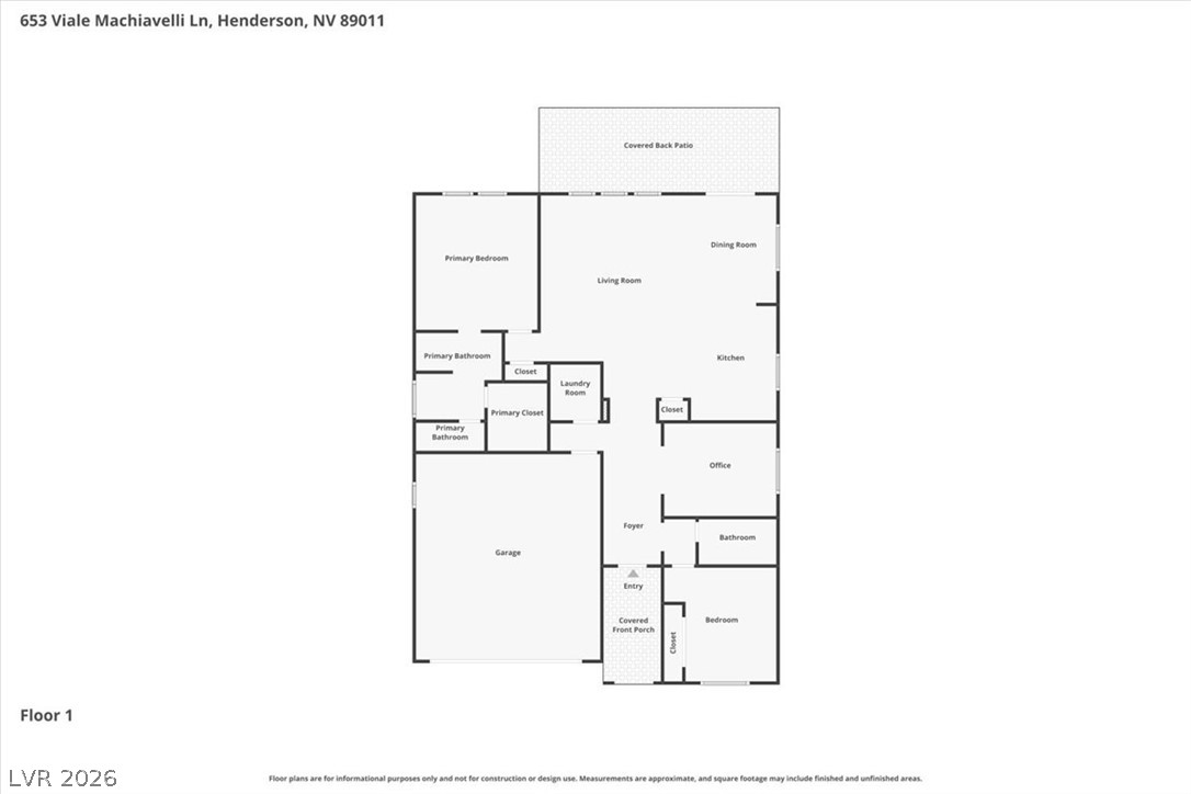 653 Viale Machiavelli Lane Henderson NV 89011