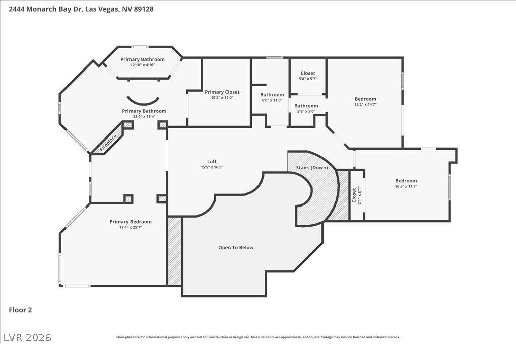 2444 Monarch Bay Drive Las Vegas NV 89128