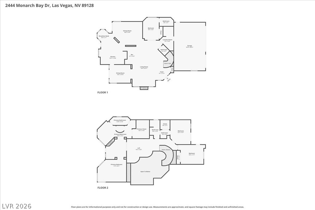 2444 Monarch Bay Drive Las Vegas NV 89128