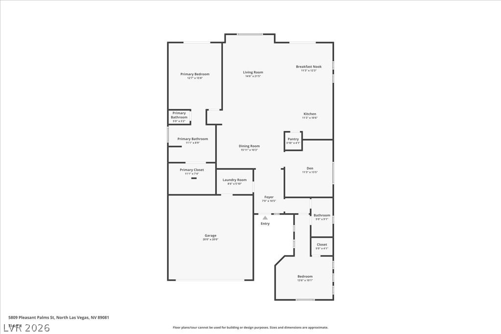 5809 Pleasant Palms Street North Las Vegas NV 89081