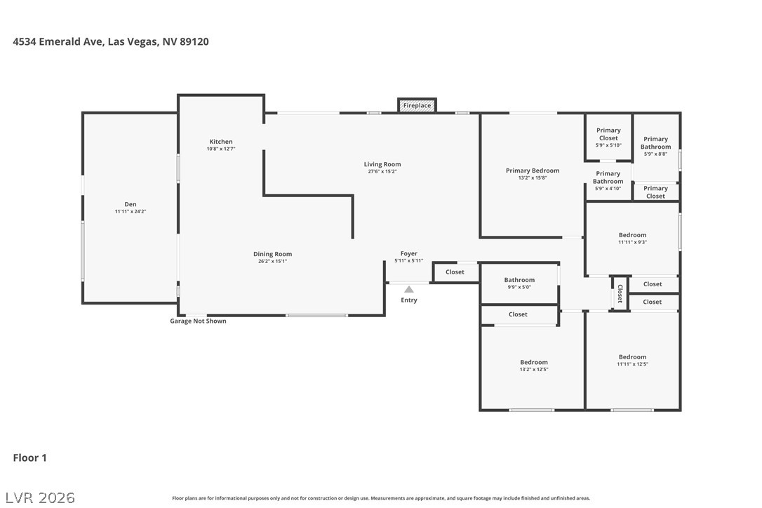 4534 Emerald Avenue Las Vegas NV 89120