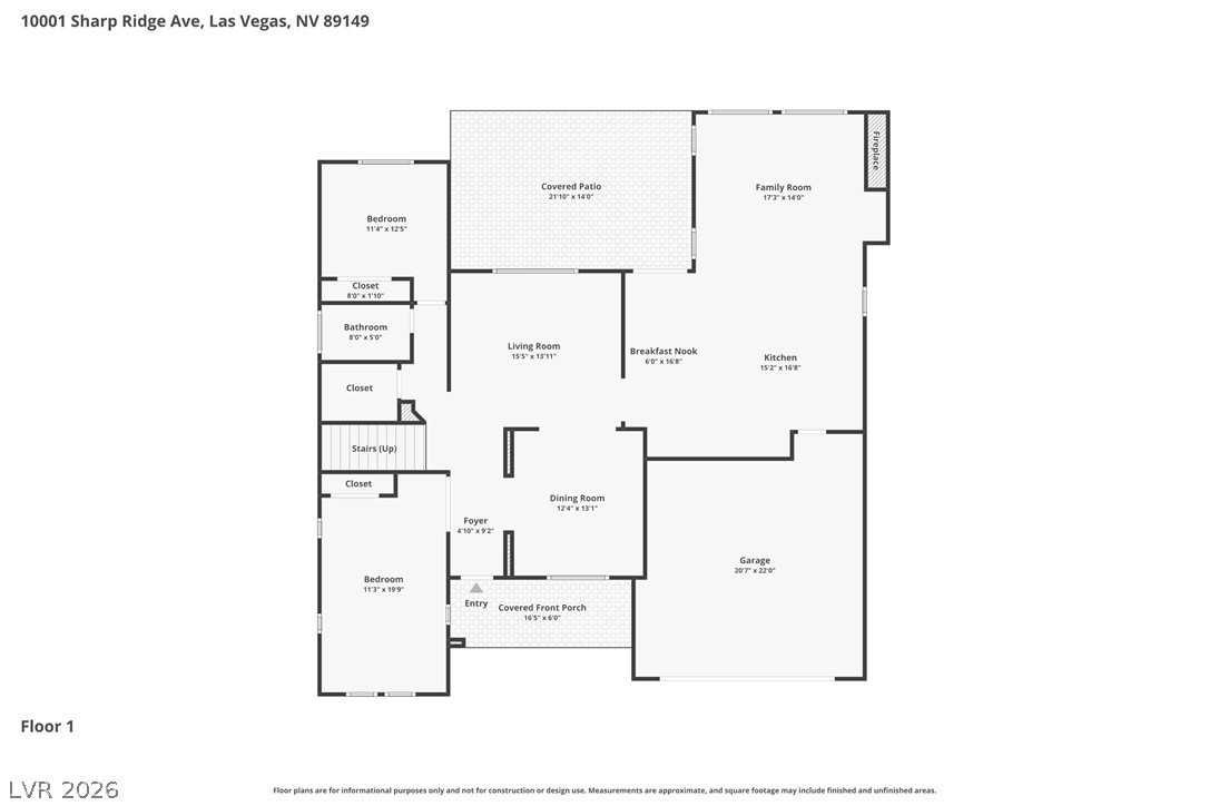 10001 Sharp Ridge Avenue Las Vegas NV 89149