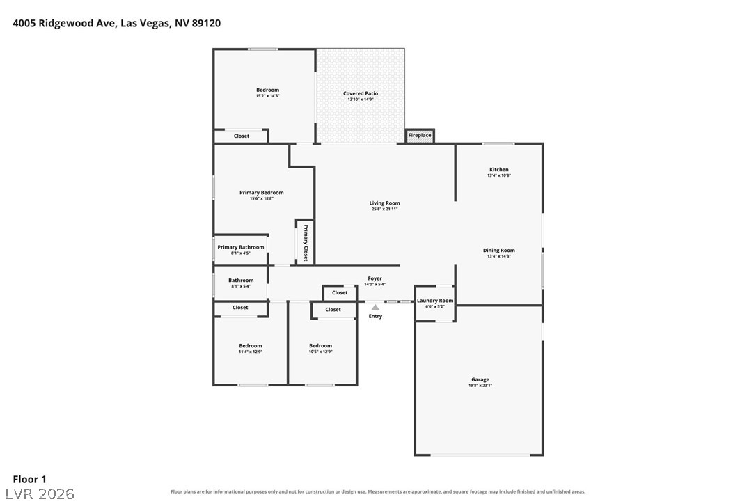 4005 Ridgewood Avenue Las Vegas NV 89120